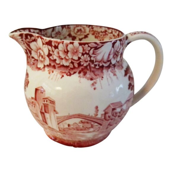 1920s England Woods & Sons Enoch Woods Castles Pitcher
